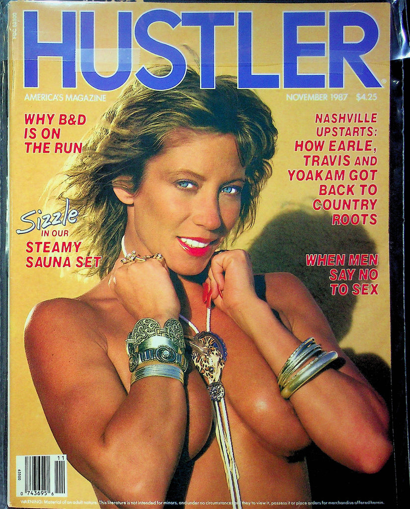 Hustler Magazine Earle Travis & Yoakam November 1987 060723RP3