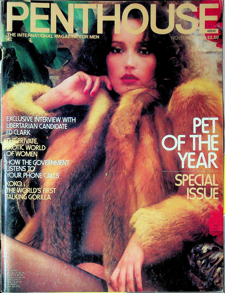 Penthouse Magazine Pet Of The Year Special Ft. Ed Clark November 1980 083025RP-
