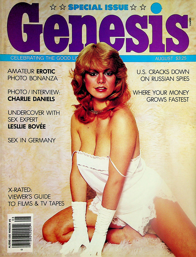 Genesis  Magazine  Leslie Bovee / Charlie Daniels Interview  August 1982  Special Issue   042024lm-p