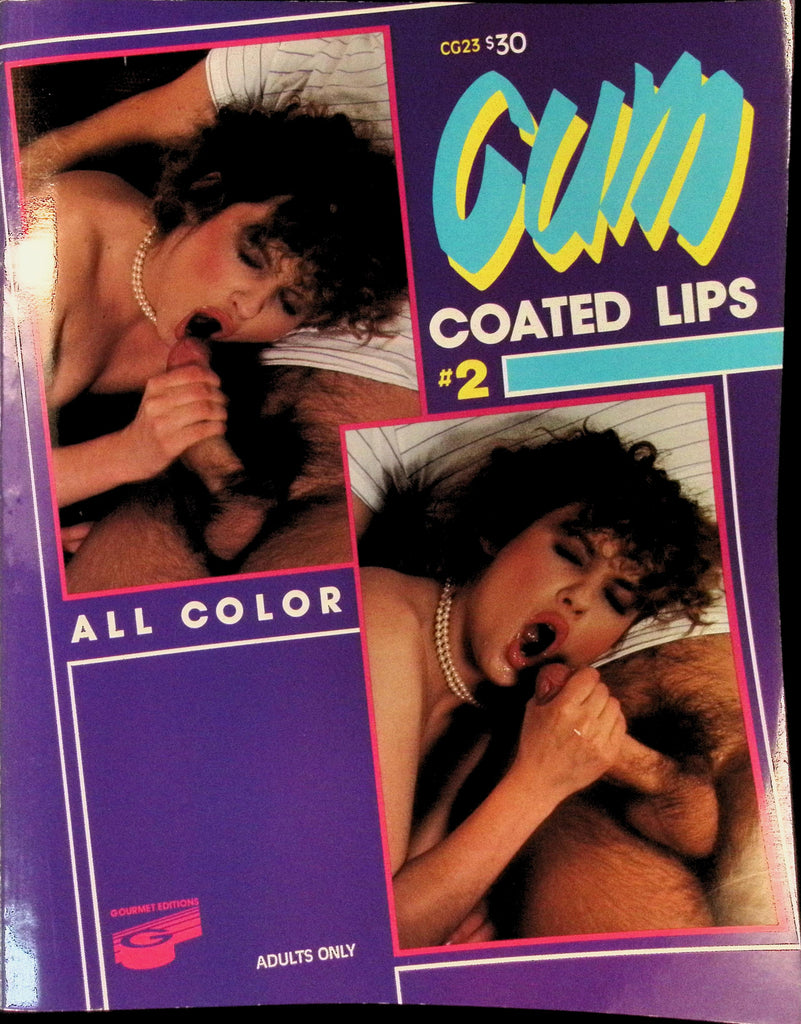 Cum Coated Lips #2 ALL COLOR Magazine 1985 Gourmet Edition CG23 Cock Sucking Blow Jobs 061126AMP
