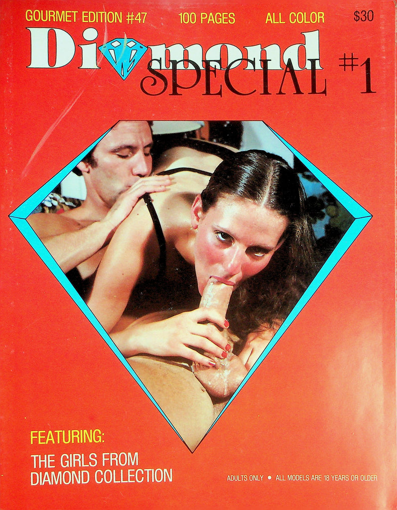 Diamond Special Magazine  Anal Treasure, China Lover, 10 1/2 and More!  100 Pages! Gourmet Edition   #1 1980's  102226lmp-GSC