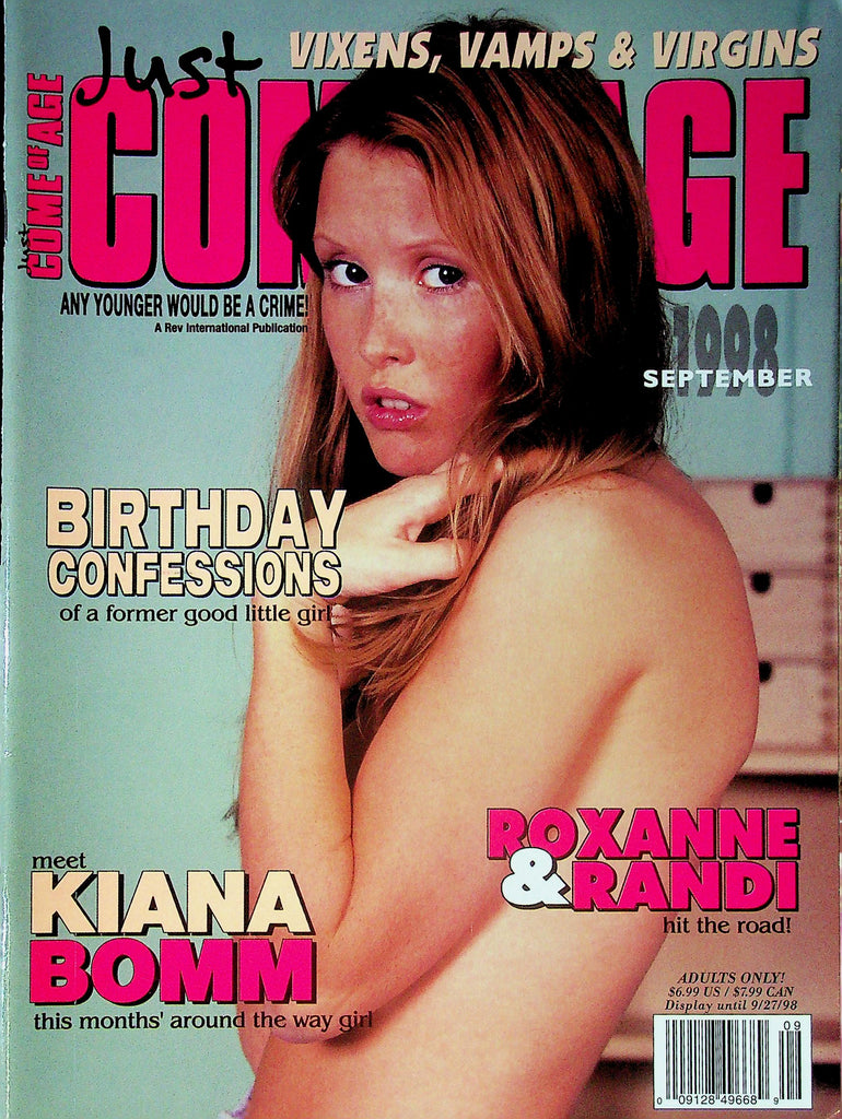 Just Come Of Age Magazine Ft. Kiana Bomm Ft. Roxanne & Brandi 1998 September 091025RP-