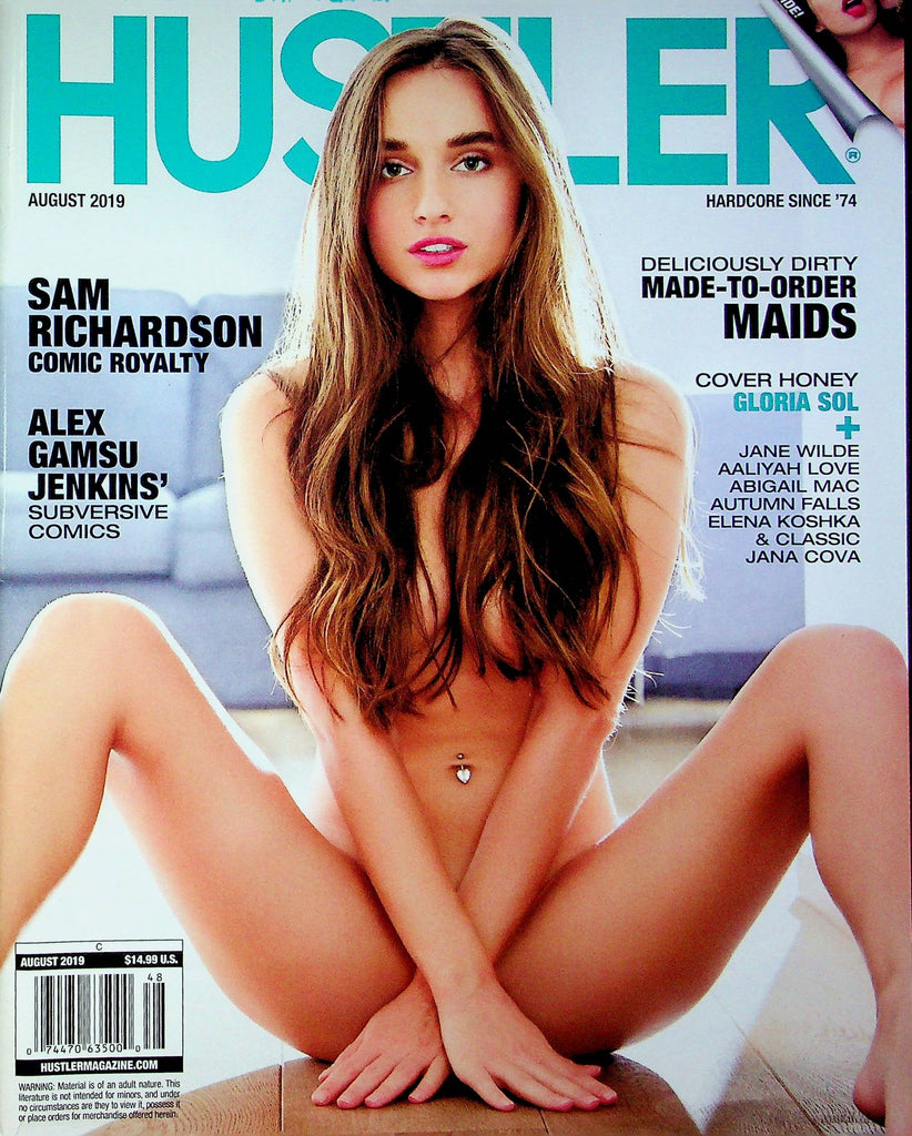 Hustler Magazine Alex Gamsu Jenkins' & Gloria Sol August 2019 062723RP