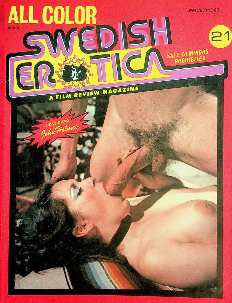 Swedish Erotica Film Review Magazine  Featuring John Holmes  #21  1980's    062426lmp-GSC
