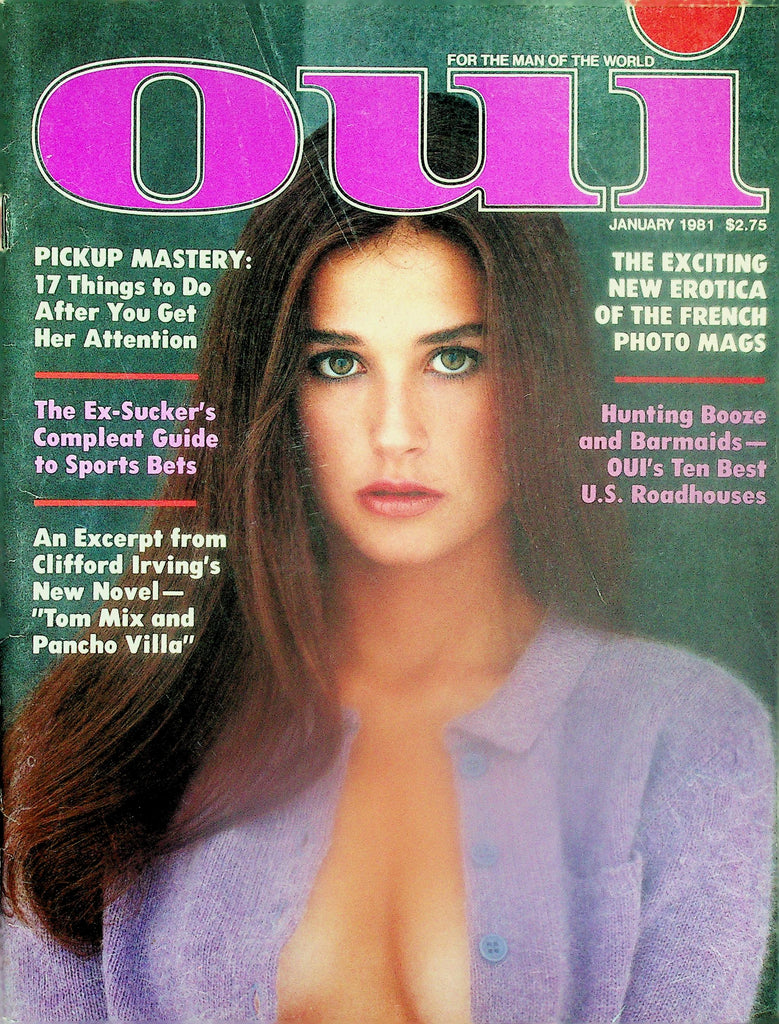 Oui Magazine Demi Moore on Cover Only January 1981        122125lmp