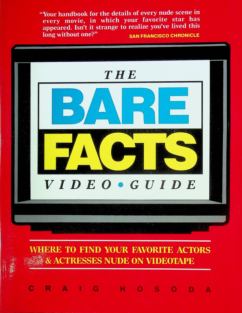 The Bare Facts Video Guide Magazine Find Actors & Actresses 1990s 120424RP