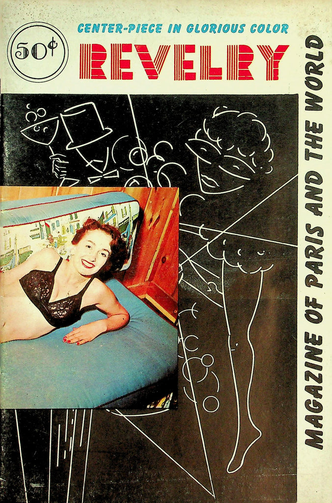 Revelry Vintage Digest  Magazine Of Paris And The World #1 1960's    100426lmp-GSC