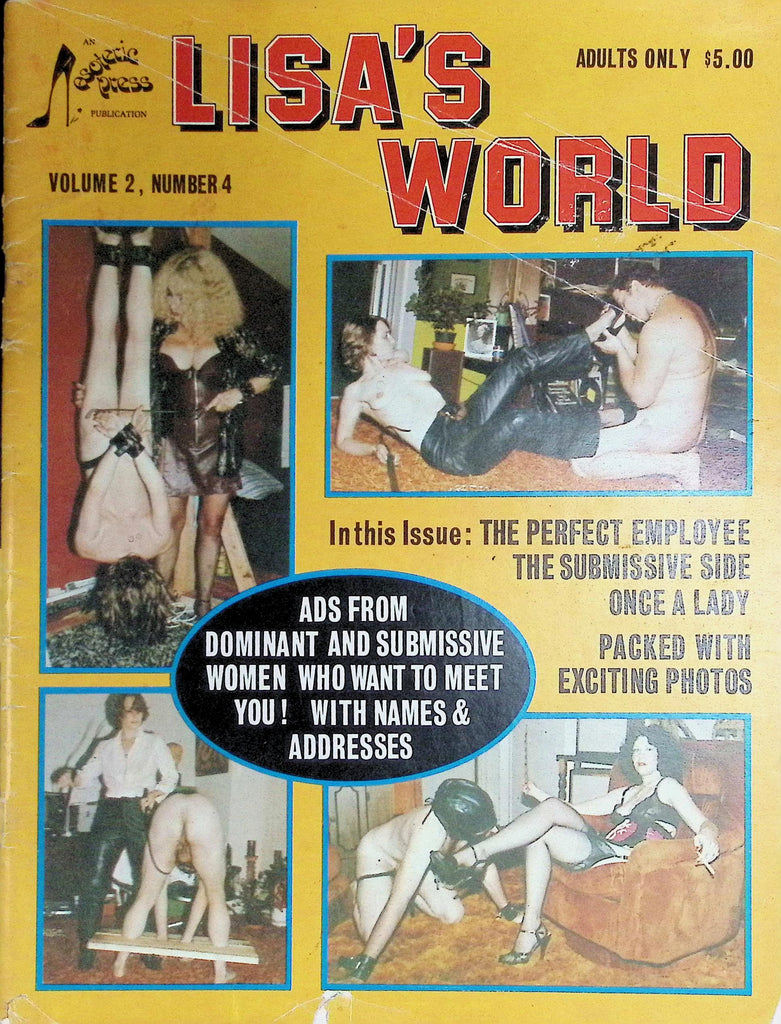 Lisa's World Magazine Vol 2 #4 The Submissive Side Once a Lady, S&M and Bondage  101526LLP
