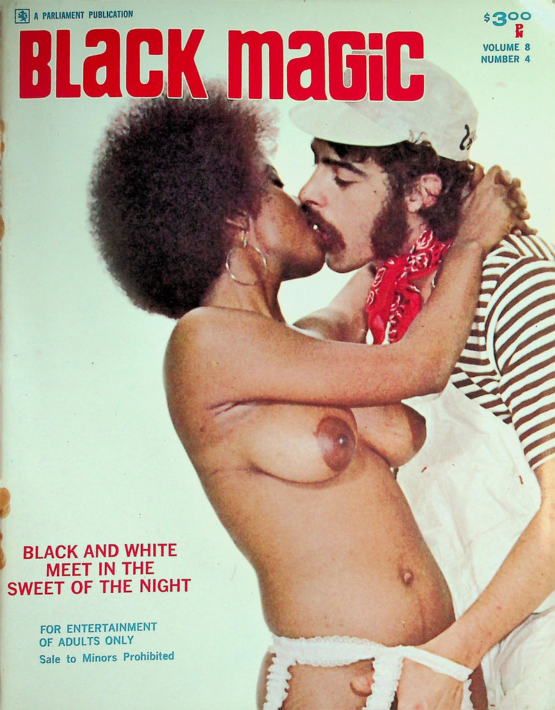 Black Magic Magazine   Black And White Meet In The Sweet Of The Night   vol.8 #4 1973  101426lmp-GSC