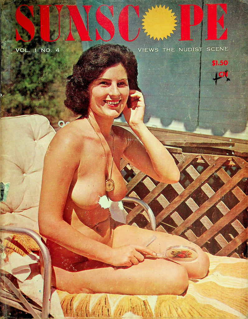 Sunscope Nudist Magazine  Nudists And Their World   vol.1 #4  1960's  102126lmp-GSC