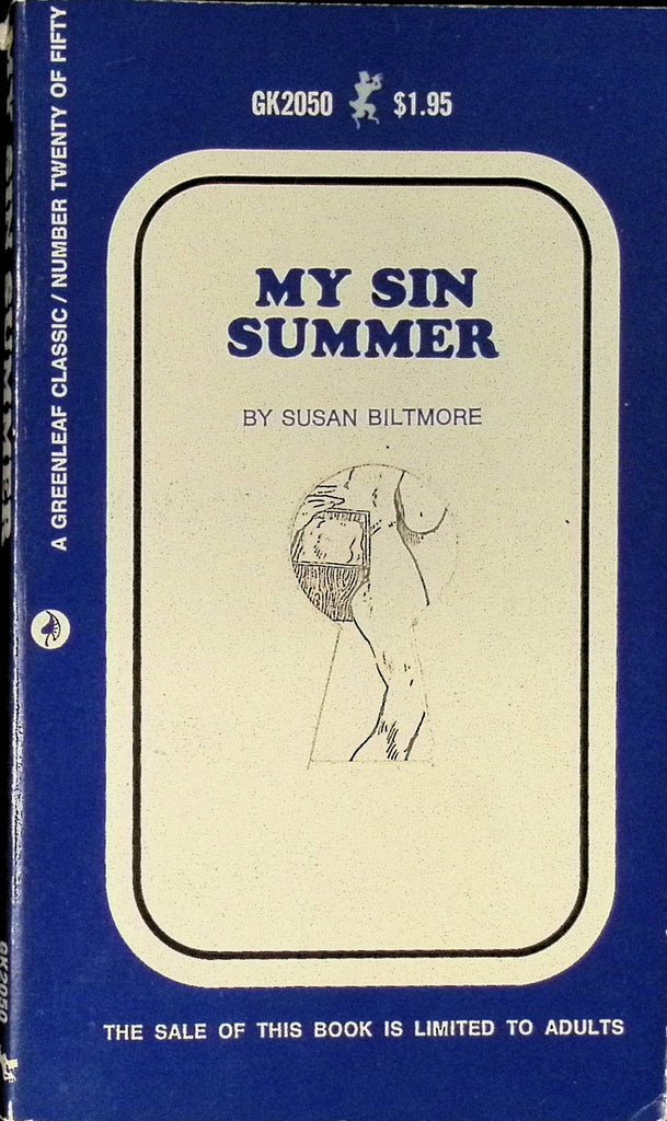 My Sin Summer by Susan Biltmore GK2050 #20 1969 Greenleaf Classic Adult Paperback Novel 072525AMP