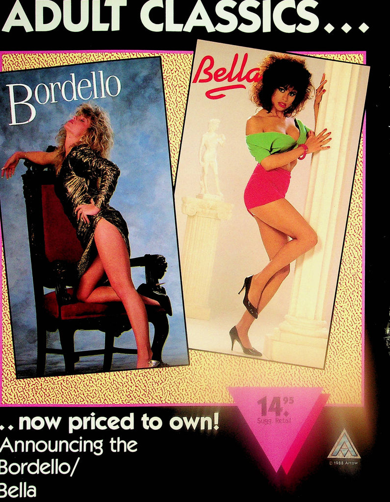 Adult Classics Movie Slick   Bordello/ Bella  Special Collectors Edition  1988 Arrow Films   051725lm-p
