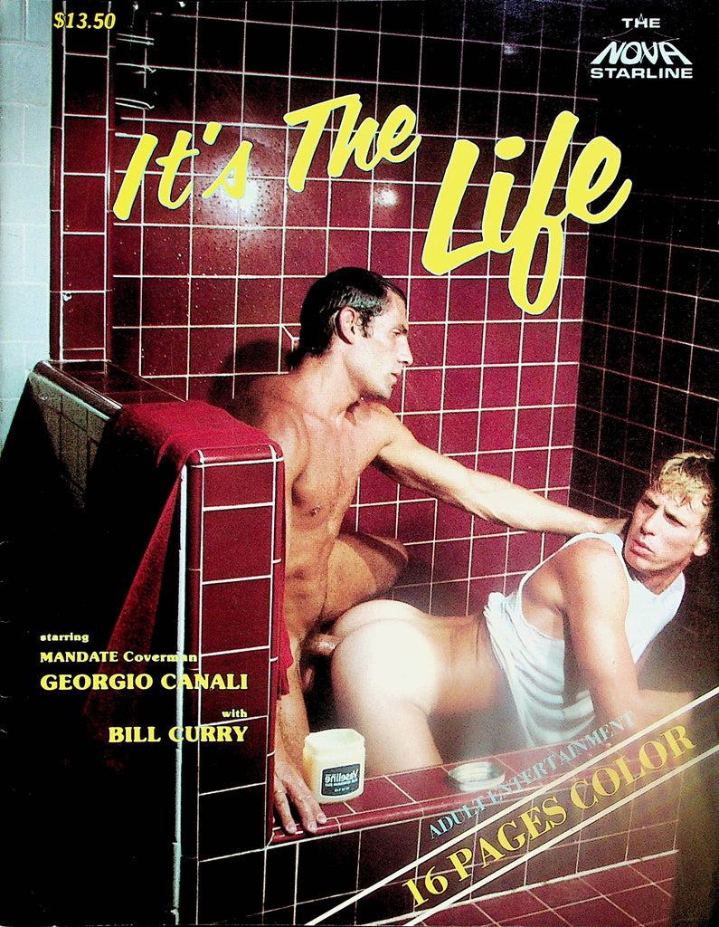 It's The Life Gay Magazine  Cover Guys Georgio Canali & Bill Curry  1990's    112224lm-p