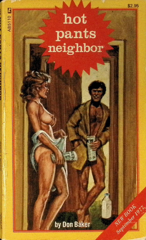 Hot Pants Neighbor by Don Baker AB5110 1977 Greenleaf Classics Adult Paperback Novel 072325AMP