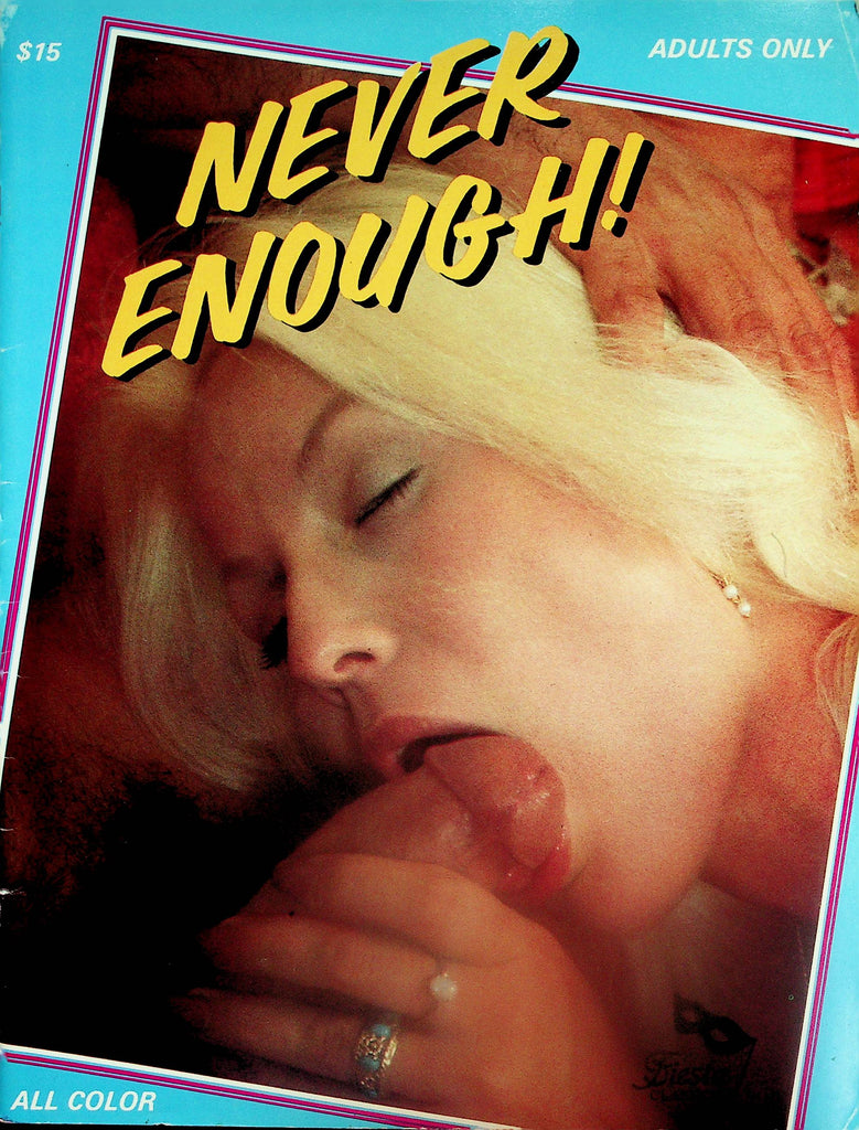 Never Enough Magazine  Starring Seka  #1  1980's      090925lm-p