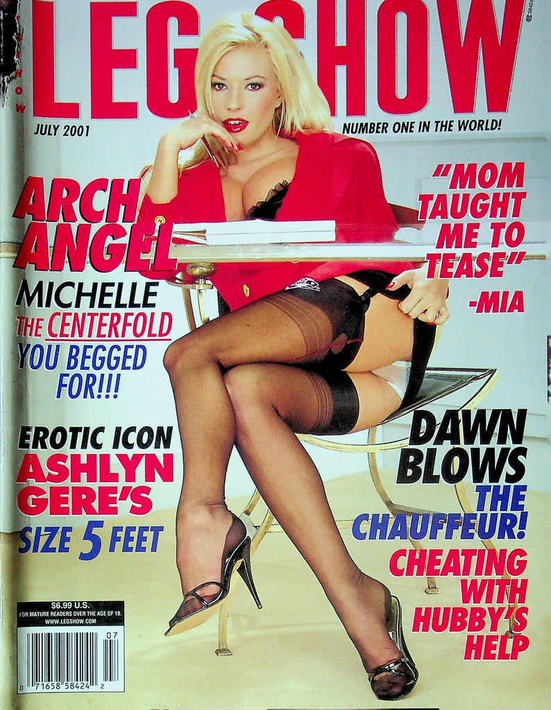 Leg Show Magazine Ashlyn Gere & Dawn Blows The Chauffeur July 2001 020824RP