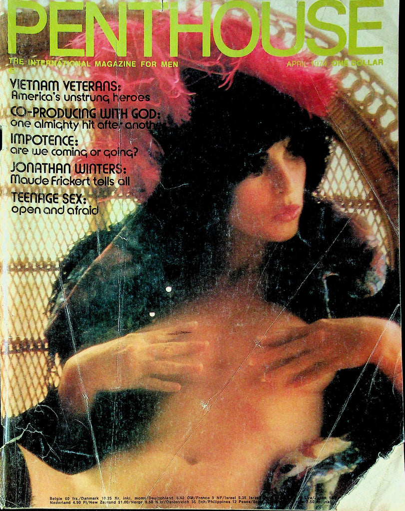 Penthouse Magazine Jonathan Winters & Vietnam Vets April 1974 090825RP-