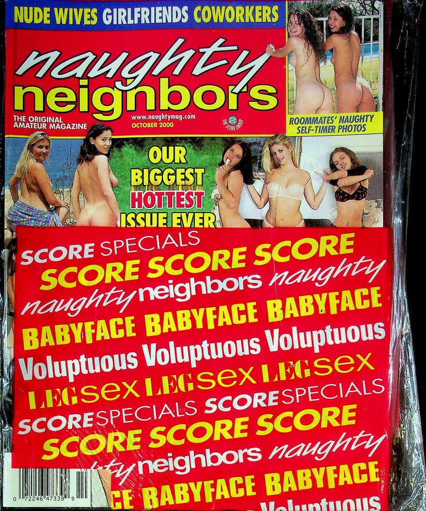 Naughty Neighbors Magazine Biggest Hottest Issue Ever October 2000 SEALED 122724RP