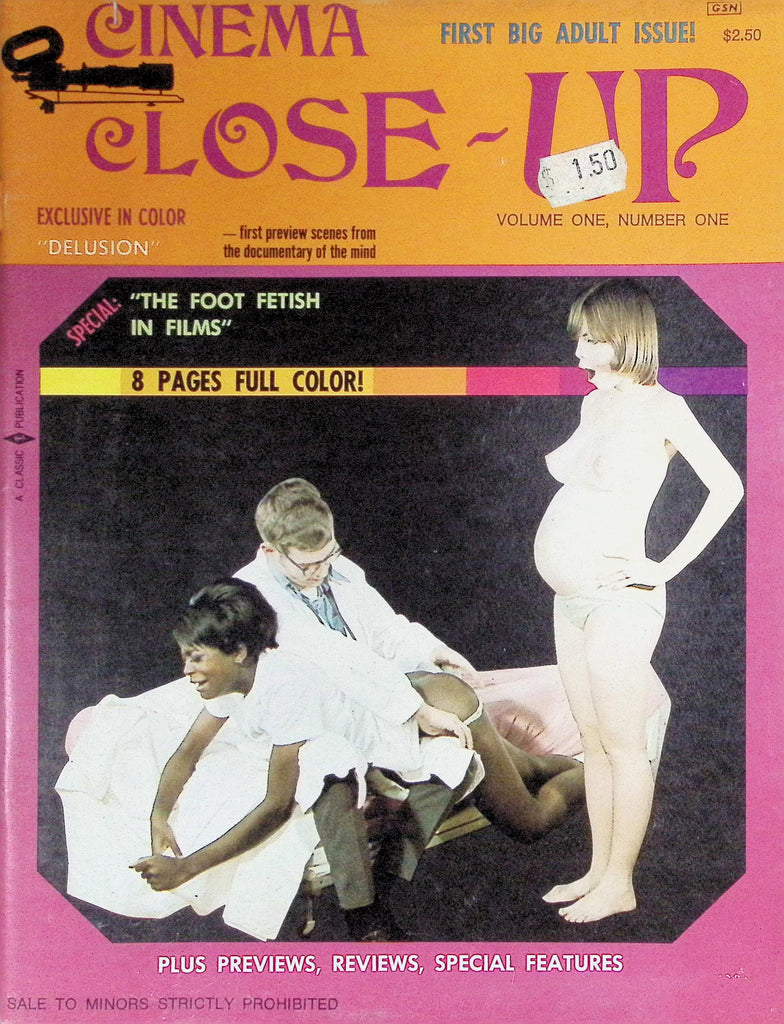 Cinema Close Up Magazine V1 N1 1980's The Foot Fetish  090726LLP