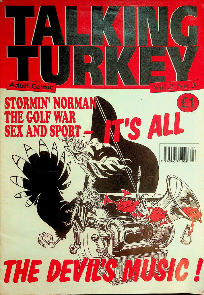 Talking Turkey Adult Comic Magazine  Stormin' Norman, The Golf War, Sex and Sport  vol.2 #3  1991  091226lmp-GSC