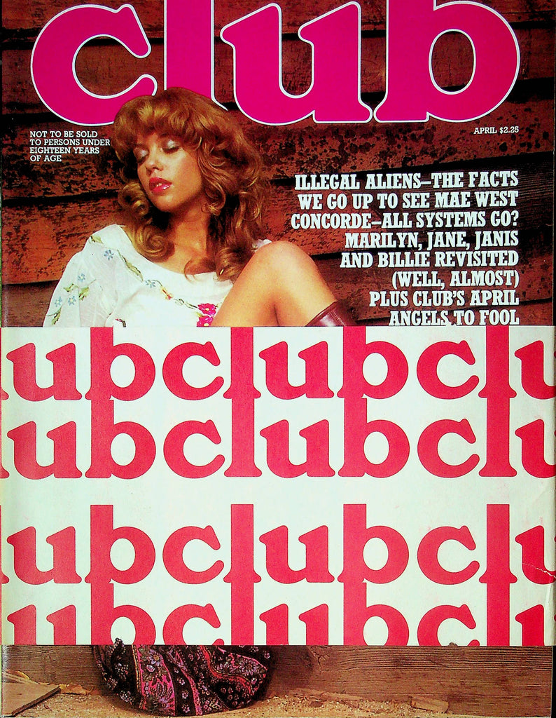 Club Magazine april Angels To Fool Around With April 1978 011224RP2