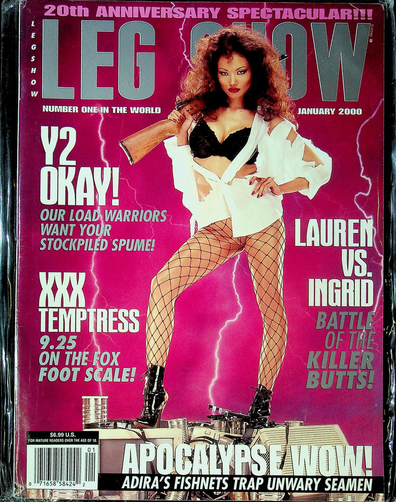 Leg Show Magazine 20th Anniversary Ft. Lauren Vs Ingrid January 2000 101325RP-