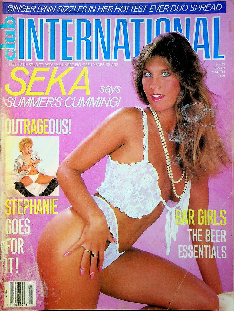 Club International Magazine Seka & Ginger Lynn Vol.12 No.3 062123RP3