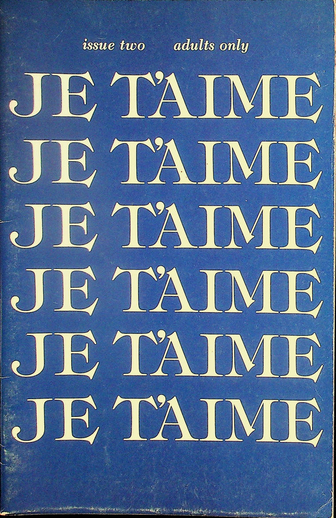 Je T'aime Digest  Cowboy In San Francisco #2  1977     102026lmp-GSC