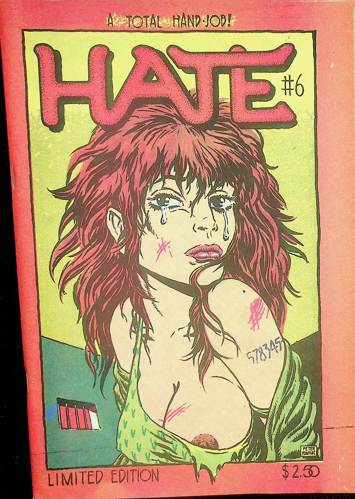 Hate Adult Newspaper Magazine  A Total Hand-Job!  #6 1980's Limited Edition   090126lmp2-GSC