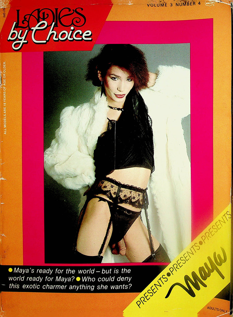 Ladies by Choice Shemale Magazine  Presents Maya  vol.3 #4  1984    011625lm-p