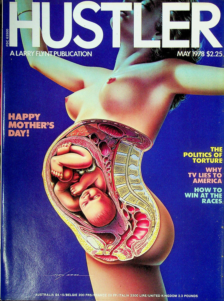 Hustler Men's Magazine Mother's Day Issue Ft. Chuck Badone May 1978 042325RP