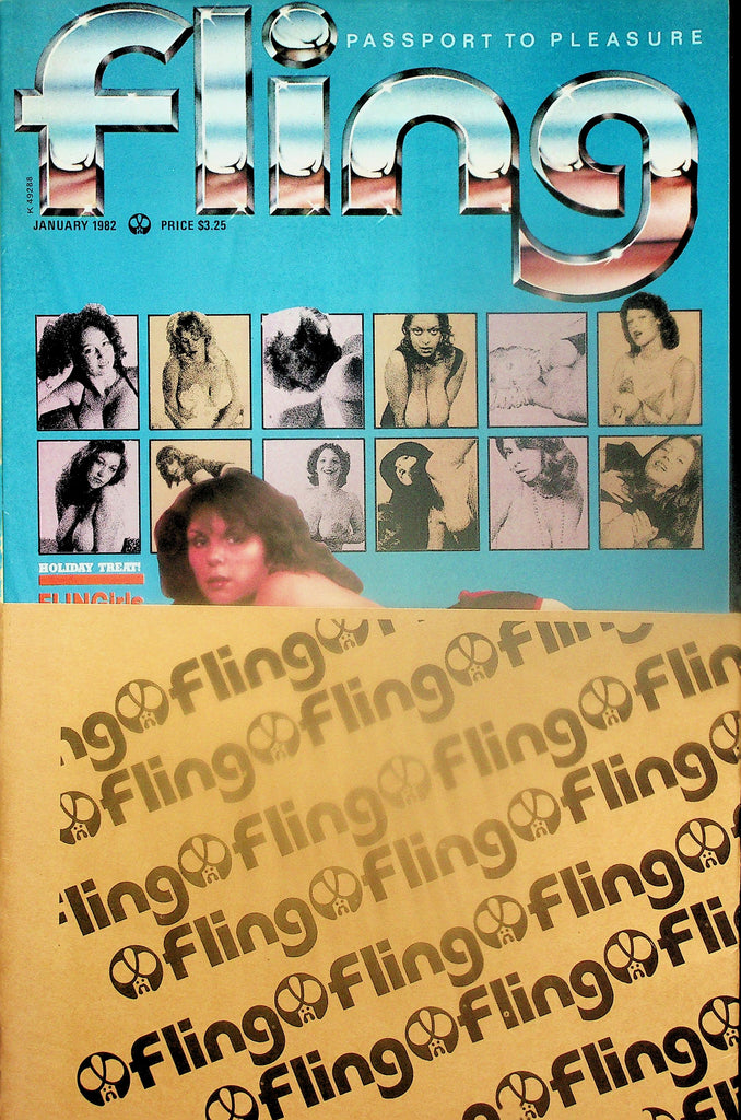 Fling Busty Magazine  Keli Stewart  w/Calendar  January 1982    111125lm-p