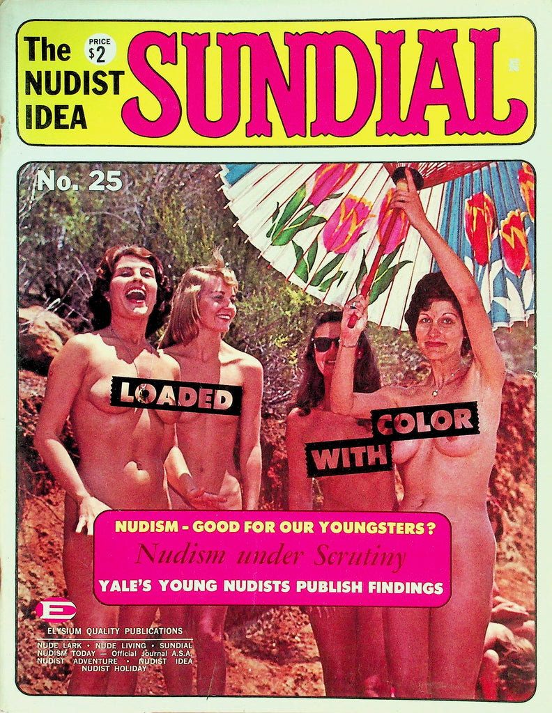 Sundial Nudist Magazine  Yale's Nudists Publish Findings   #25  1965  by Elysium 071426lmp-GSC