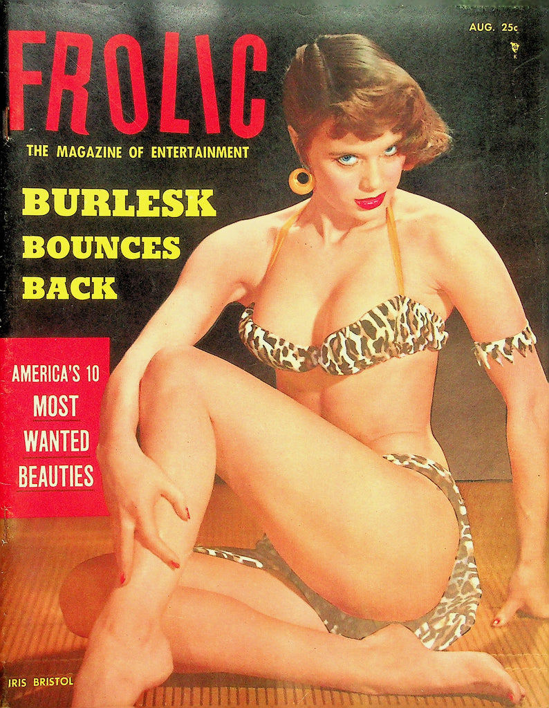Frolic Magazine  Covergirl Iris Bristol / Burlesk Bounces Back  August 1955    092626lmp-GSC
