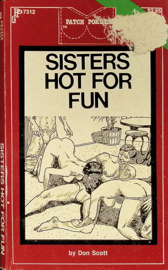 Sisters Hot for Fun by Don Scott PP7312 1985 Patch Pockets Greenleaf Classics Adult Paperback Novel 081925AMP