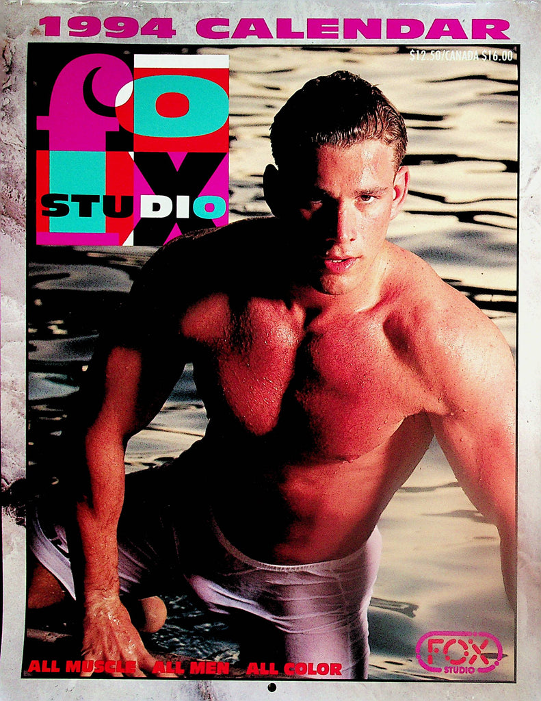 Fox Studio 1994 Male Nude Calendar All Muscle All Men    101924lm-p