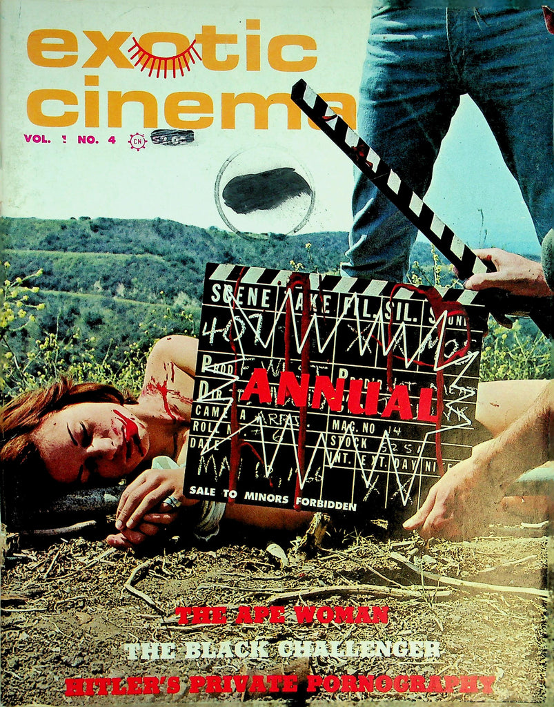 Exotic Cinema Annual Magazine  The Ape Woman, The Black Challenger and More!  vol.1 #4 1967  101426lmp-GSC