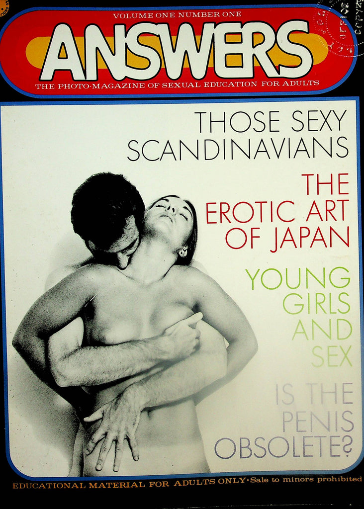 Answers Sexual Education Magazine  18+ Young Girls And Se x/ Those Sexy Scandinavians  vol.1 #1  1970  042825lm-p