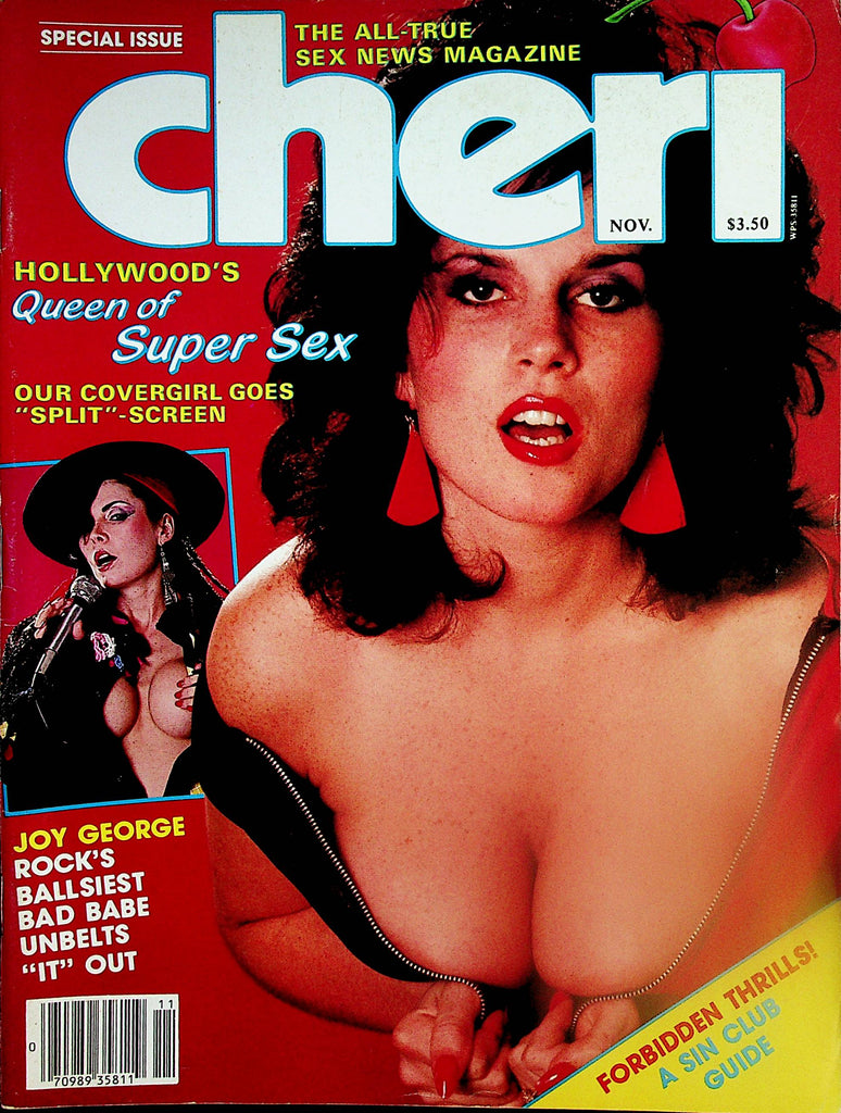 Cheri Magazine  Covergirl Rachel Ashley / Joy George  November 1984    050124lm-p