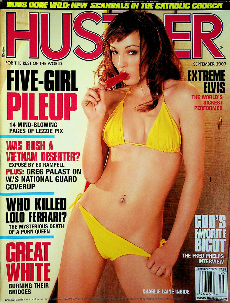 Hustler Magazine Fred Phelps Interview & Charlie Laine September 2003 073123RP