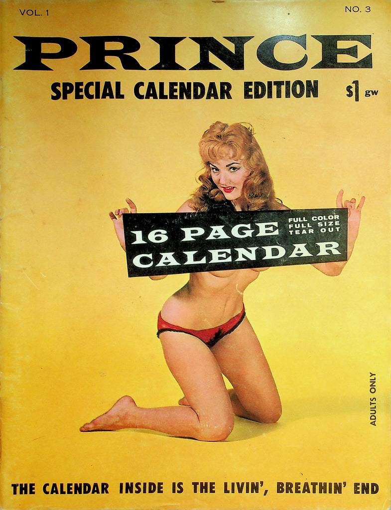 Prince Magazine   Special Calendar Issue  vol.1 #3 1960  051926lmp