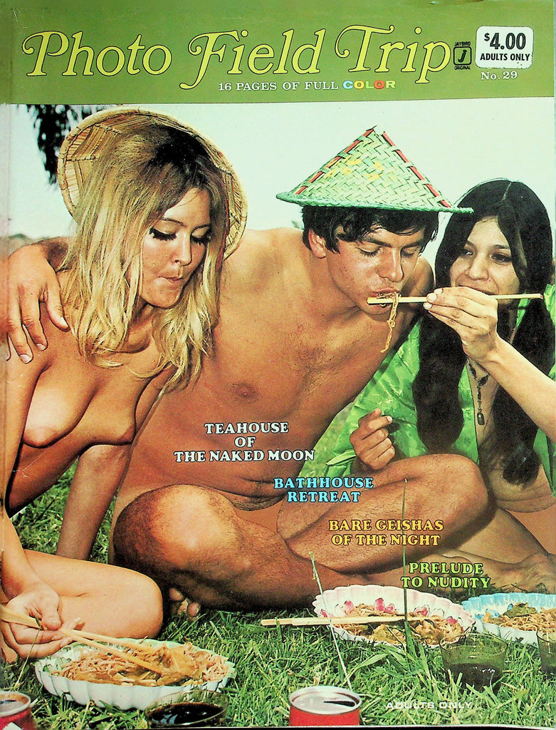 Photo Field Trip Nudist Magazine  Teahouse Of The Naked Moon / Bare Geishas Of The Night  #29  1969    070326lmp-GSC