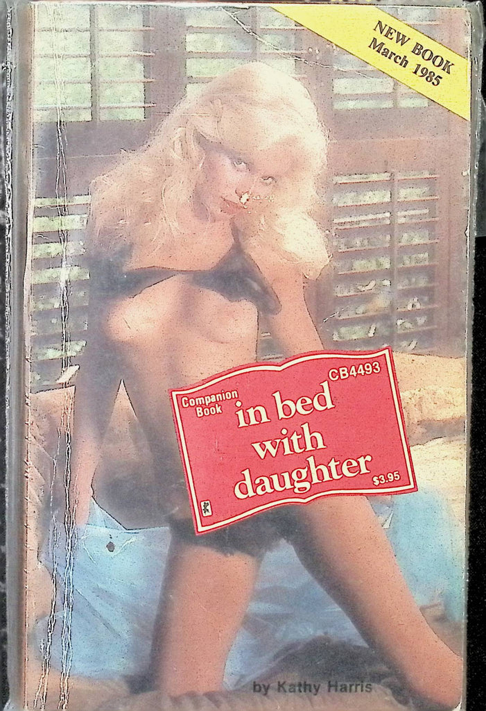 In bed with Daughter CB4493 by Kathy Harris March 1985 Companion Book Greenleaf Adult Paperback Novel-082924AMP