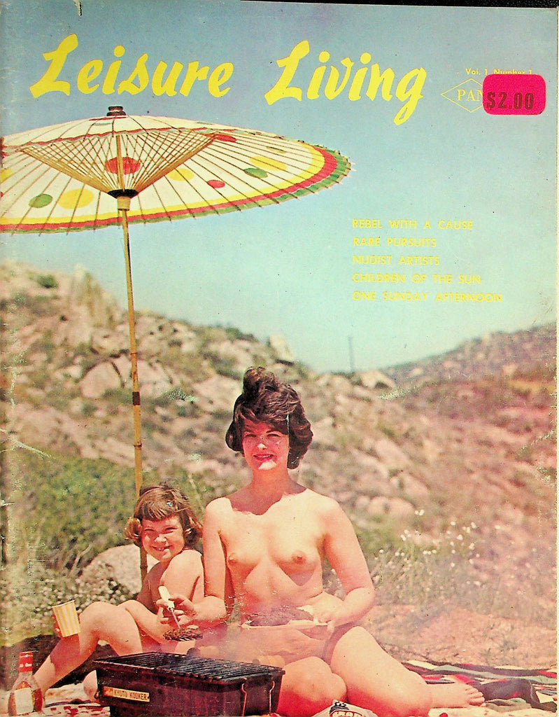 Leisure Living Nudist Magazine  Rebel With A Cause / One Sunday Afternoon  vol.1 #1  1963   082126lmp-GSC