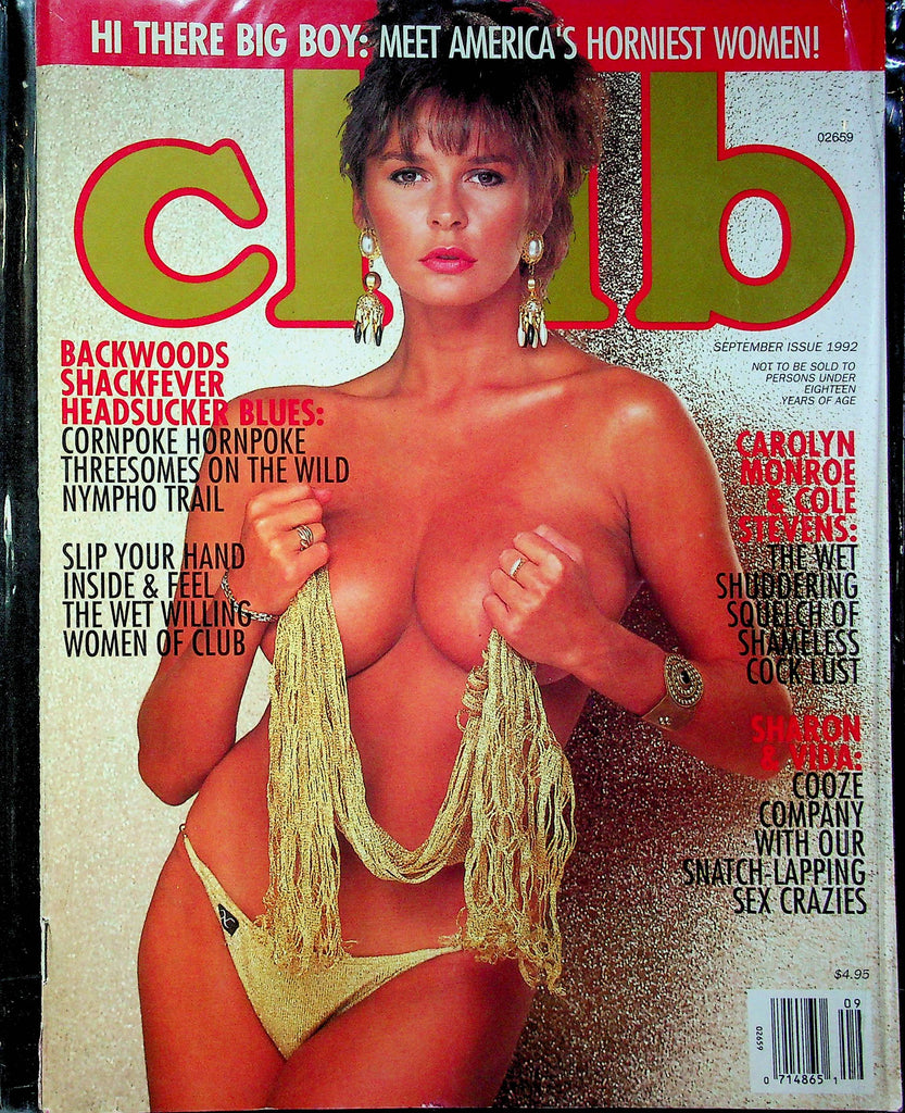 Club Magazine Carolyn Monroe & Cole Stevens September 1992 080523RP –  Mr-Magazine