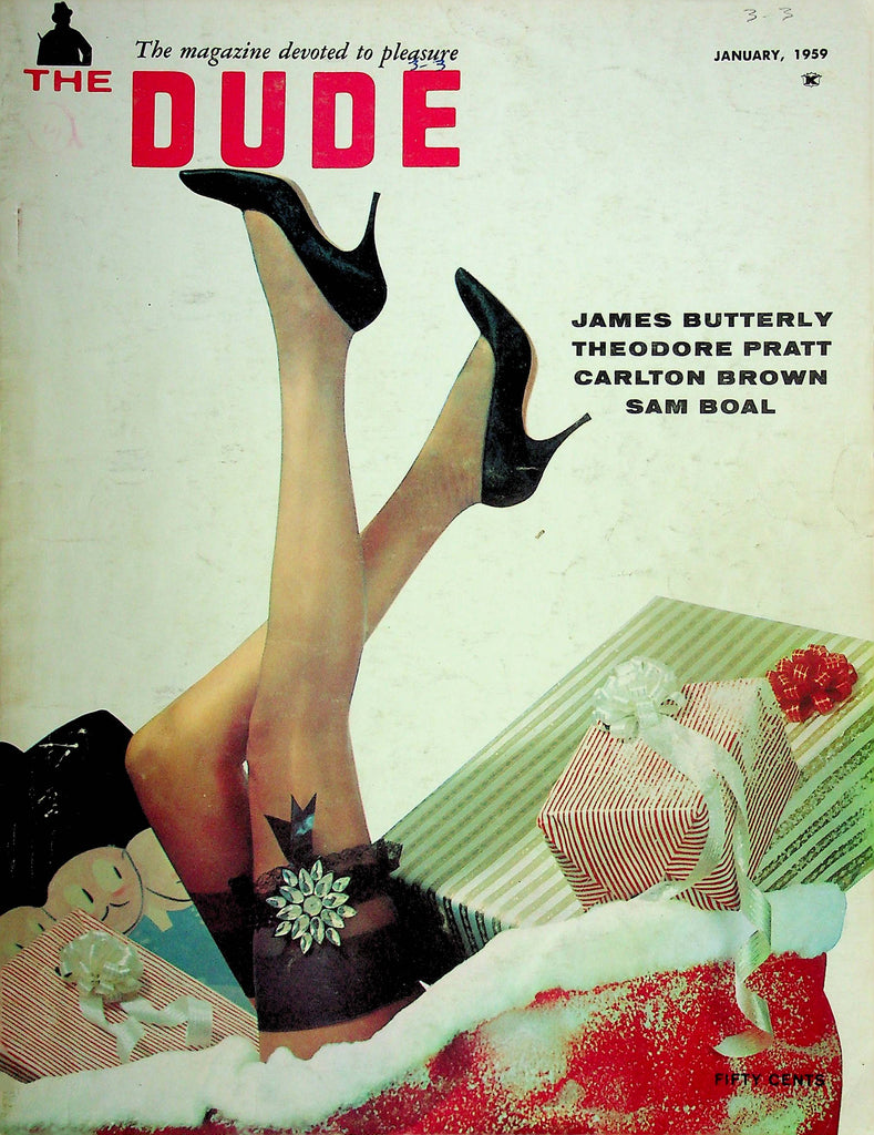 The Dude Men's Magazine James Butterly & Theodore Pratt January 1959 121724RP