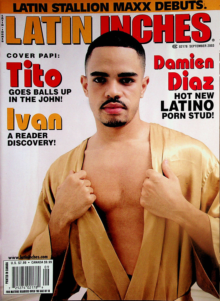 Latin Inches Gay Magazine   Cover Papi Tito  September 2003     061424lm-p