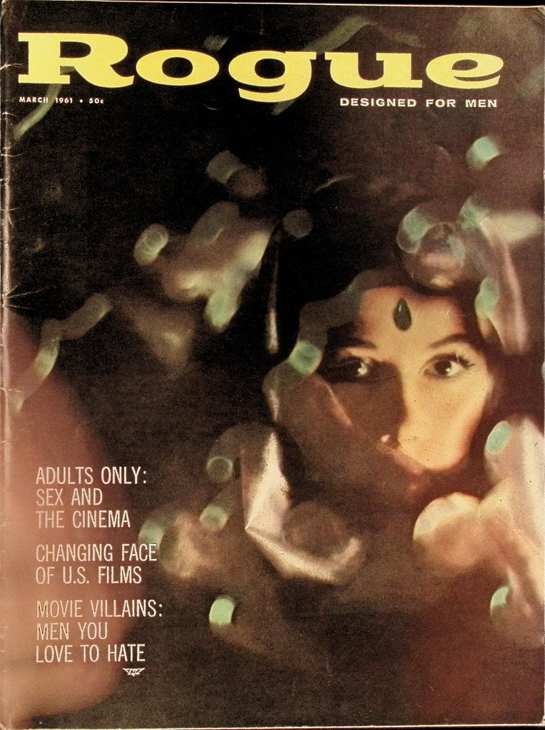Rogue Magazine March 1961 Sex and the Cinema Trina Castillo Centerfold 122425AMP