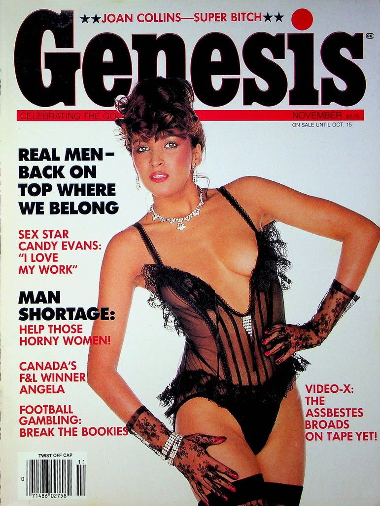 Genesis Magazine Candy Evans November 1986 072623RP