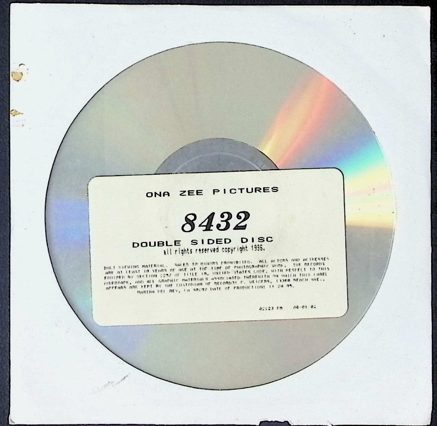 Ona Zee Pictures Double Sided Adult DVD #8432 022026AKDVD-A22